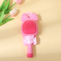Bow Massage Brush – Rose Red
