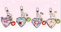 Heart-Shaped Apple Bear Epoxy Keychain Mirror