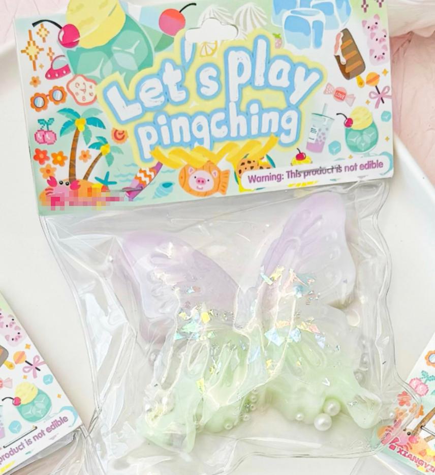 Ombre Butterfly Squishy Stress Relief Toy