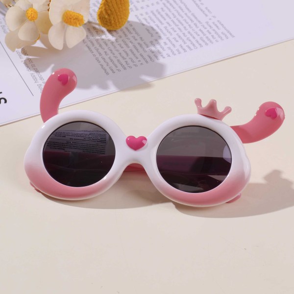 Crowned Rabbit Kids' Sunglasses - White