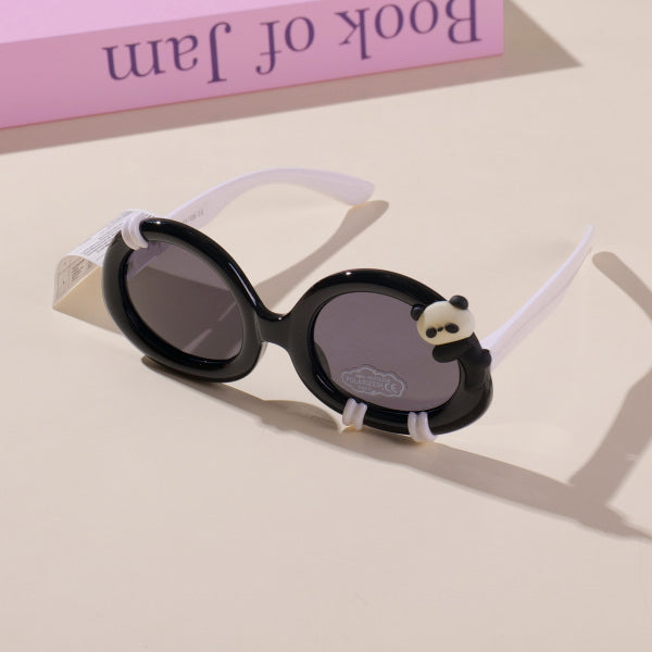 HS-CRYJ8008Panda Kids' Sunglasses - Black
