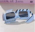 HS-CRYJ8008Excavator Kids' Sunglasses - Blue