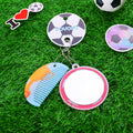 Football Mirror Comb – Red