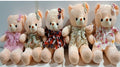 cute bear with dress ( 40 cm )