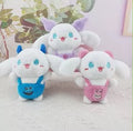 blue and pink happy cinnamoroll