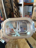 cat storage box with spoon