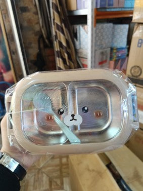cat storage box with spoon