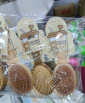 Cute brown love comb