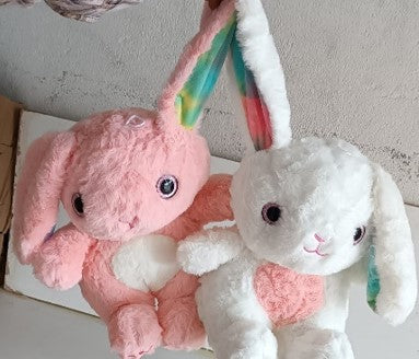 Fluffy Rabbit with big ears ( 30 cm )