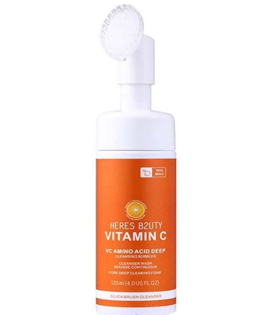 Vitamin C deep cleanser with brush