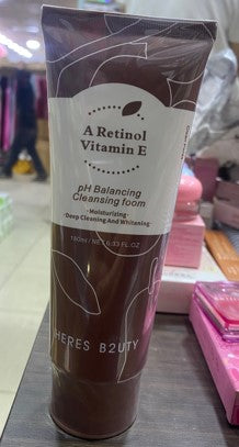 brown retinol cleanser