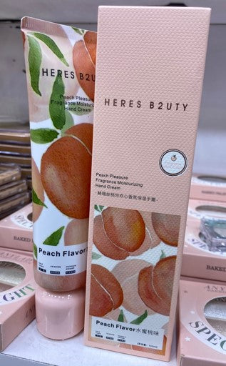 peach flavor hand cream