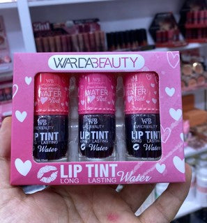 three pcs long lasting lip tint