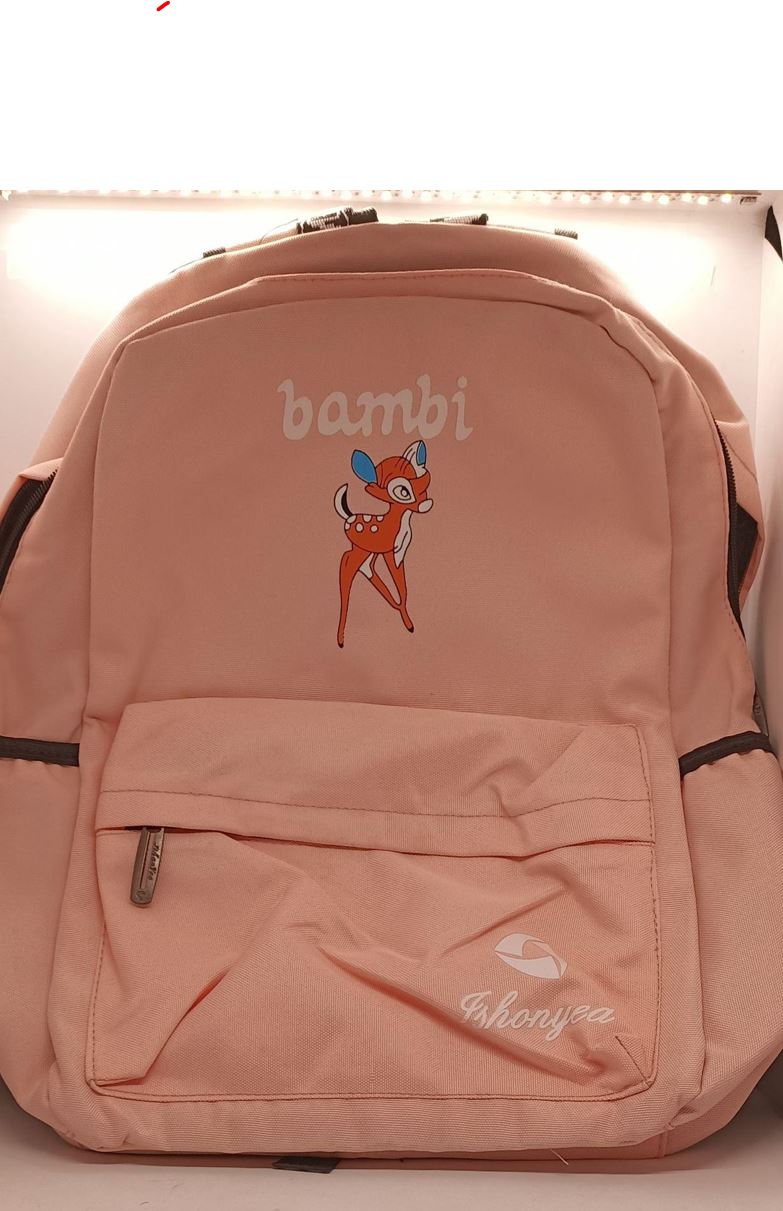 Bambi deer backpack pink