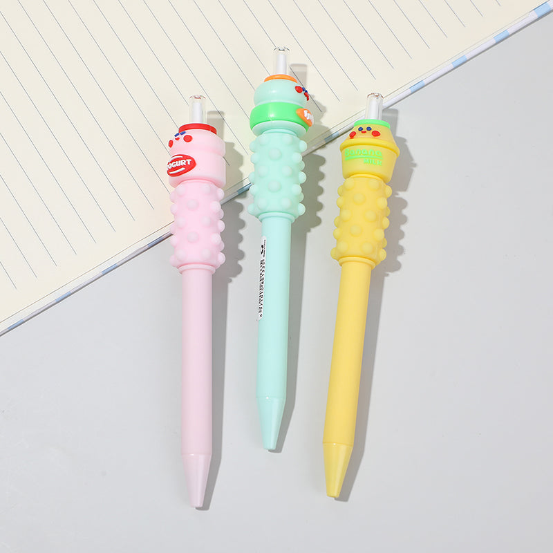 Drinks massage blue refill gel pen