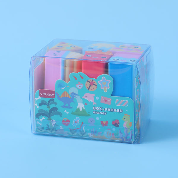 Delicious fast food sharing eraser