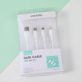 3-in-1 high copy silicone data cable