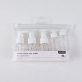 Simple travel sub bottle 5pcs set-white