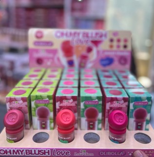 cute pink olibolla blusher