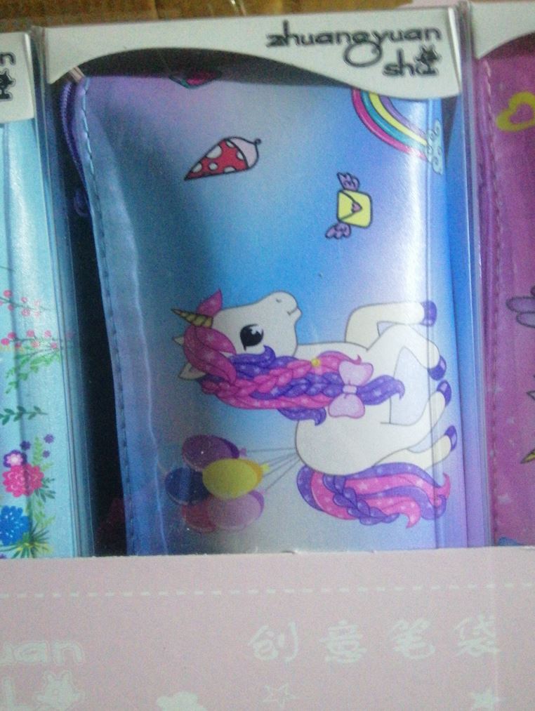 Unicorn with ballon pen case