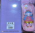 Cute girl glitter pen case