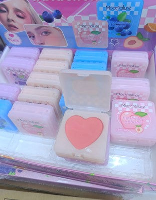 cute pink eyeshadow blusher
