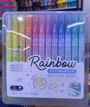 rainbow 12 color highlighter