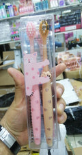 Cute brush small hearts set