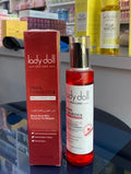 red lady doll face cleaner