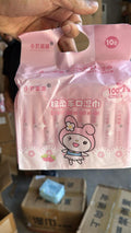 Pink Cartoon soft wet wipes