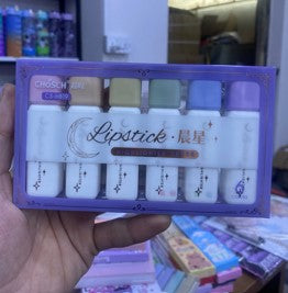 lip sticks six color highlighter