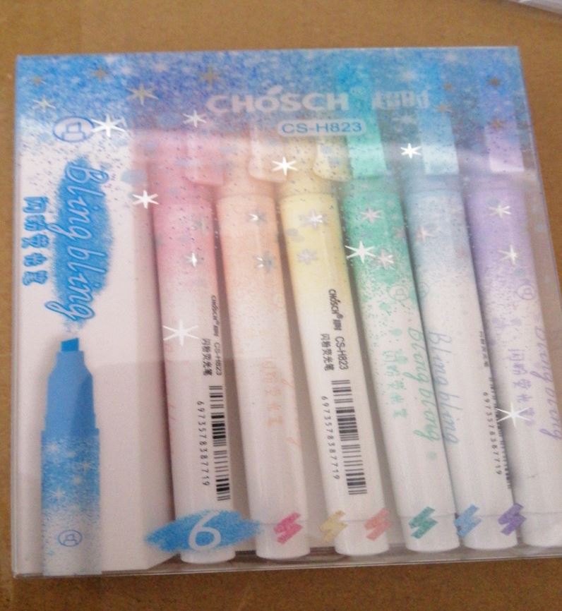 Bling bling highlighter set