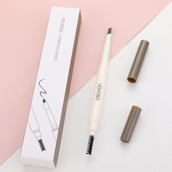 Rotating lasting waterproof eyebrow pencil-grey brown