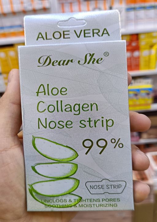 Aloe collagen nose strips