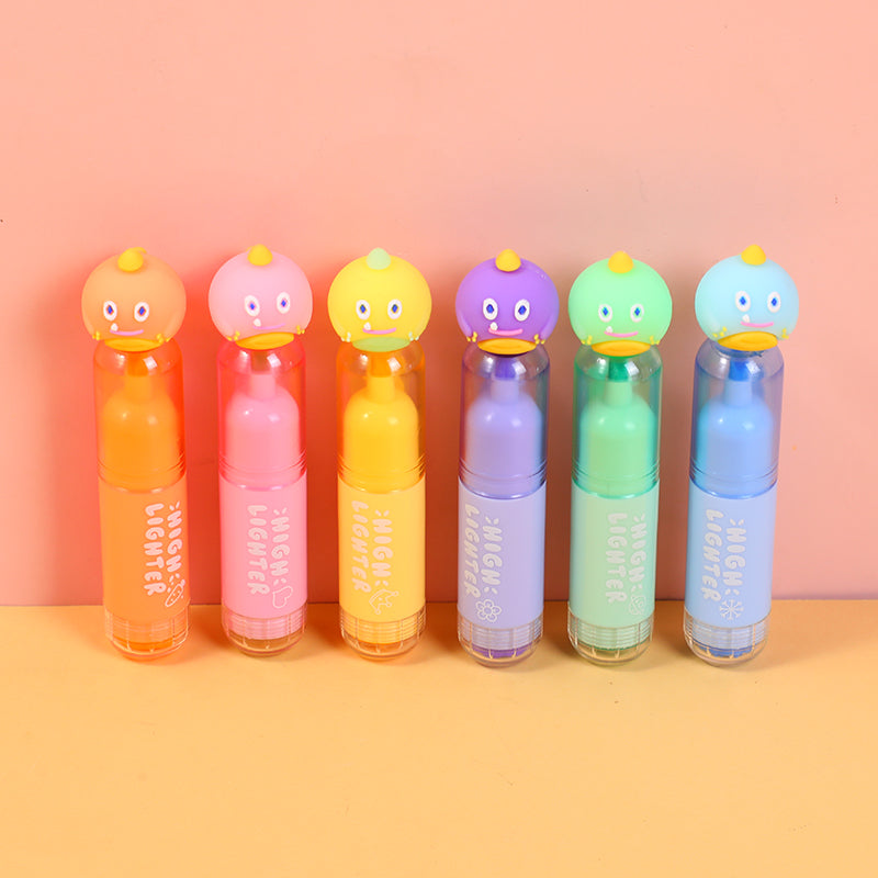 Dinosaur highlighter with seal