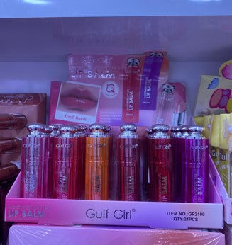 multi color lip gloss with gliter
