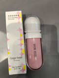 moisturizing pink lip shine