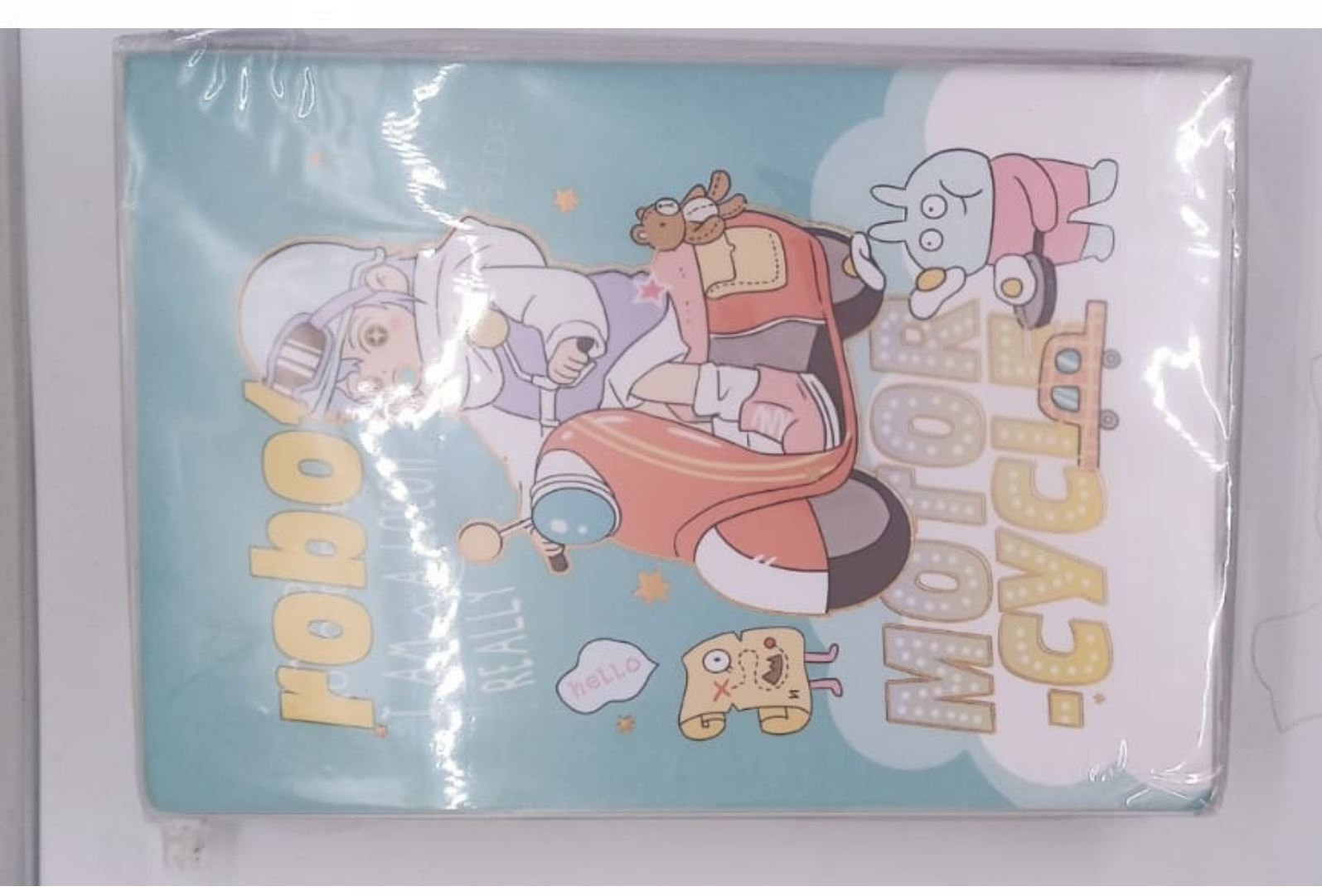 Motor cycle painting notebook