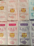 Baby wipes sevral colors