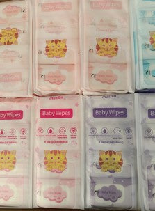 Baby wipes sevral colors