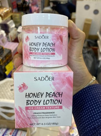 Sadoer honey peach body lotion