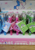 Unicorn pen with notebook chain
