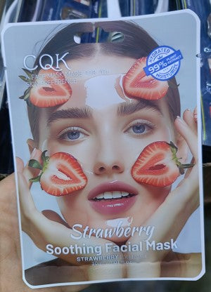 Strawberry face mask