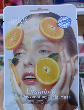 Orange face mask