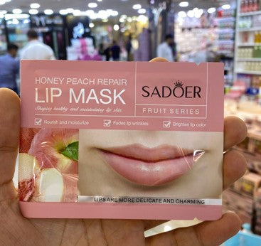 peach lip mask