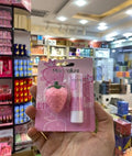 pink strawberry lip balm