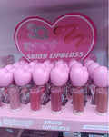 Cute pink shiny lipgloss