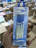 three pcs blue razor