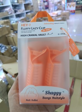 orange hair curler two pcs set