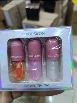GEGEMOON LIP SET THREE PCS